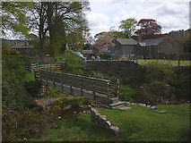 SD5655 : Footbridge over the River Grizedale, Lower Lee by Karl and Ali