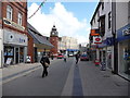 Part of the High Street, Bangor, Gwynydd