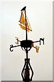 SD3128 : Weather vane on St Annes pier by Gerald England