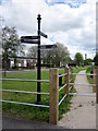 Bourn Brook Walkway Finger Post