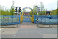 An entrance gate to Tividale Community Primary School