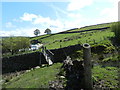 Greensitch, path goes round the farm