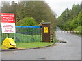 NS8559 : Hartwoodhill Hospital entrance and drive by M J Richardson