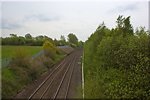 SD6604 : The railway line towards Hag Fold by Ian Greig