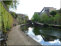 TQ2682 : London : Regent's Canal between two tunnels by Jaggery