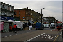 TQ3482 : Market, Bethnal Green Road, E2 by Christopher Hilton
