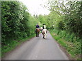 Horse Riders in Deeves hall Lane