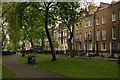 Bethnal Green: Paradise Row seen from Paradise Gardens