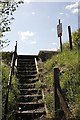 Steps to the railway