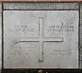 St Hugh of Lincoln, Kensington Road, Northolt - Foundation stone