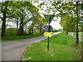 Clay Lane at the 74 metre spot height, Over Peover