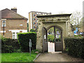 Croydon Minster: ancient churchyard gateway