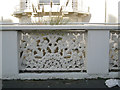 SP3166 : Perforated cast-iron screen in a wall, Heath Terrace by Robin Stott