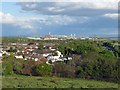 View towards Uskmouth Power Station, Newport