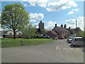 All Saints Church across All Cannings village green