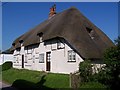 Thatched cottages at Brunton