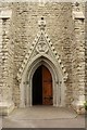 TM0387 : St Mary Quidenham - Doorway by John Salmon