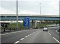 M8 west at junction 21