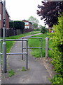 Footpath towards the local centre