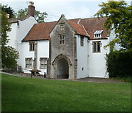 ST4363 : Grade I listed vicarage and refectory, Congresbury by Jaggery
