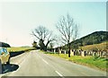 Passing the cemetery on Newton Stewart Road