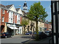 Great Oak Street and the town hall, Llanidloes