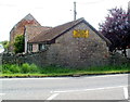 ST4263 : Old enamel sign, Oak Farm, Congresbury by Jaggery