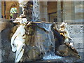 TQ4845 : Hever Castle:  Water feature with nymphs by Dr Neil Clifton