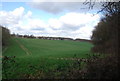 Dry valley near Lords Wood