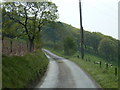 Farm track to Bwlch Farm