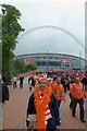 Jester lot of Blackpool Supporters at Wembley