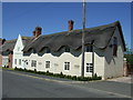 Thatched cottages, Top End, Great Dalby