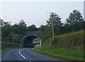 ST6085 : Tockington Lane passing under the M4 by Ruth Riddle