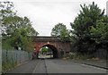 Railway bridge across Crossfield Road