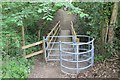 Kissing Gate and footbridge over the Ham Brook