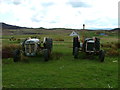 NG3860 : Old tractors at Earlish by Dave Fergusson