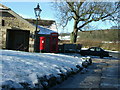 Bolton Abbey Village on a winter