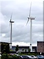 Wind turbines on the Advanced Manufacturing Park