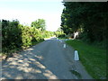 Black Mill Lane near its junction with Britten