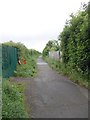 Track by allotments - off Old Lane