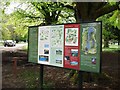 Information board, Holkham Park