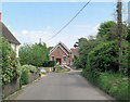 Homington Road begins beside Coombe Bissett Chapel