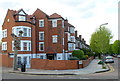 Trees on the corner of Blenheim Gardens and Station Parade, Willesden Green, London