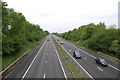 TQ9359 : M2 Motorway near Erriottwood by Julian P Guffogg