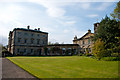 NU2417 : Lawn at the south east corner of Howick Hall by Phil Champion