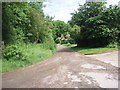 Private Road and Public Footpath into Redwell Woods