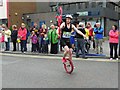 H4572 : Uni-cyclist, Omagh by Kenneth  Allen