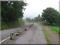 The closed former A92, Stonehaven