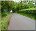 SE boundary of Battle, Powys