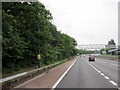 A footbridge over the A2